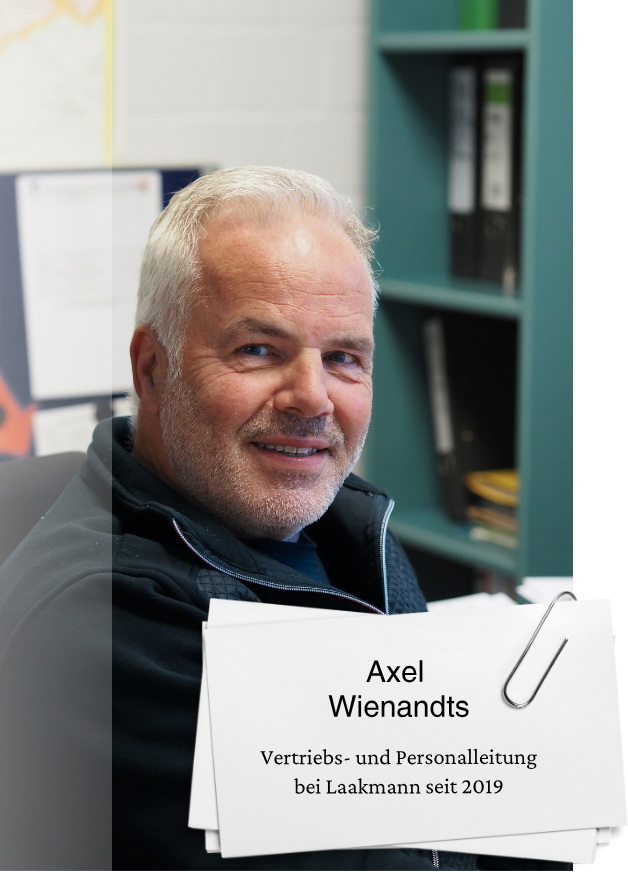 Axel Wienandts, Vertriebs- und Personalleitung bei Laakmann seit 2019